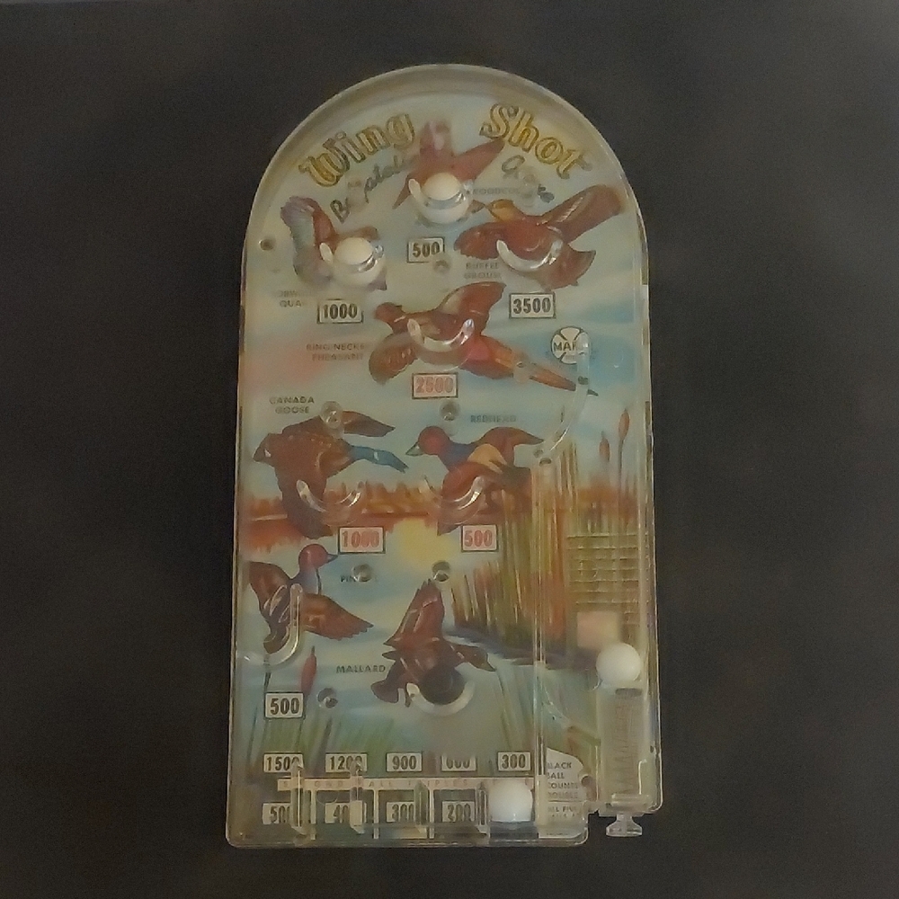 1950's Rare Wing Shot Pinball Game